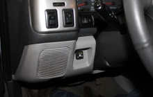 Установка ГБО на Mitsubishi Pajero переключатель вида топлива